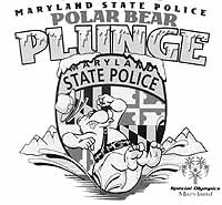 Maryland State Police Polar Bear Plunge illustration