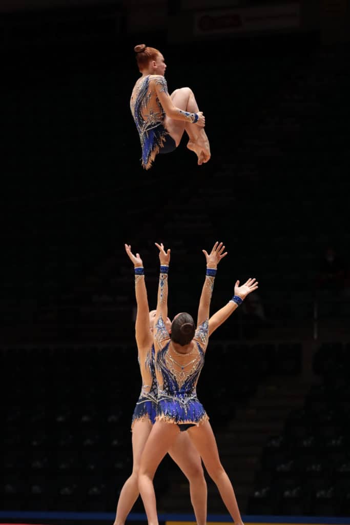 Rhythmic hoop and ball titles decided as acro and trampoline and tumbling  disciplines host preliminary rounds on Day 1 of elite USA Gymnastics  Championships · USA Gymnastics Championships